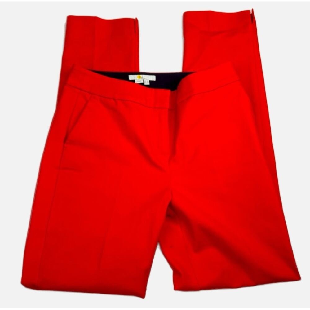 Boden Orange Mid Rise Trousers